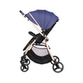 Baby stroller - convertible reclining, lightweight, foldable, portable, 2-way push