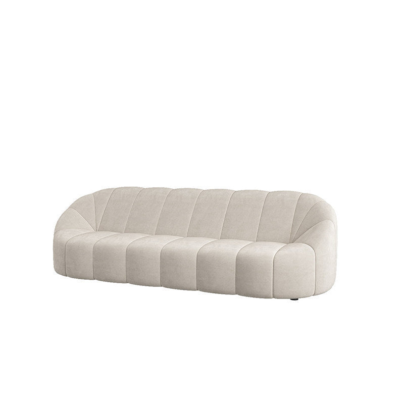 Nordic single minimalist fabric sofa and coffee table set - perfect for small spaces, home leisure, and guest reception