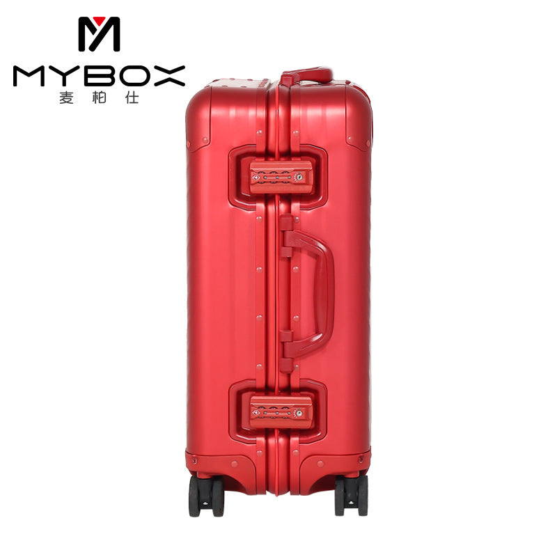 MYBOX large-capacity suitcase female aluminum alloy case 24 trolley case suitcase 20-inch boarding case male password