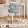 Accessible luxury makeup chair casual dressing table for home cream girls bedroom dressing table chair backrest manicure popular stool