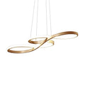 Creative ring restaurant pendant light - modern minimalist, unique twisted line design - nordic style bar/island counter hanging lamp - wholesale