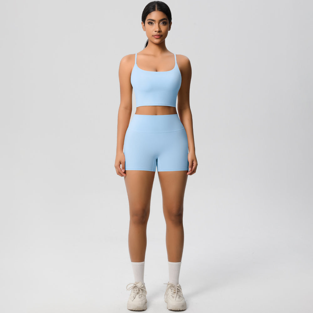 Spring/summer outdoor casual running yoga outfit set - new cloud-like quick-dry compression sportswear set for running and fitness