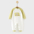 Baby romper, unisex, 100% cotton, long sleeve, crawling suit, 0-6 months newborn, spring/autumn onesie, 1 year old with snap crotch