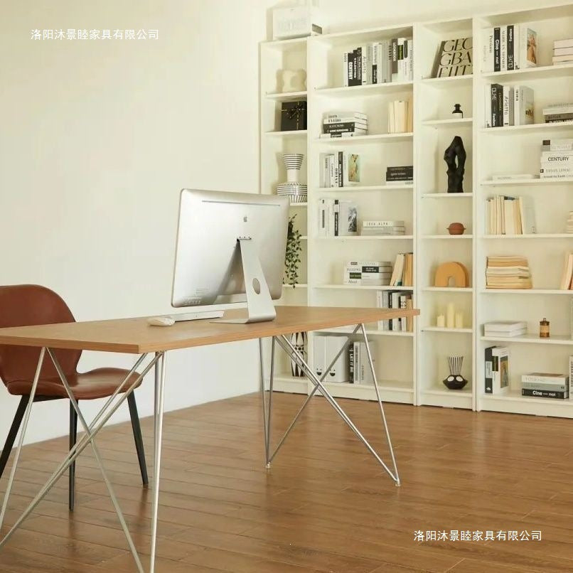 Scandinavian solid wood desktop for homecasual desk bedroom desk large board table modern long study table computer table