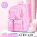 elementary school student backpack, grades 1-3-6, lightweight children's schoolbag, large capacity, burden-reducing, spine-protecting backpack, wholesale