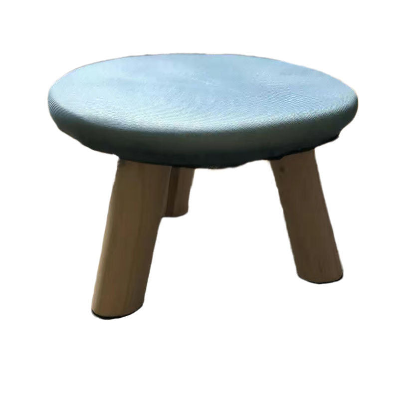Baby chair cartoon creative eating small stool small stool for home solid wood round low stool cute kids sofa stool