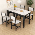 For home dining table and chairs table and chairs snack bar modern small apartment fast food casual restaurant dining table rectangular combination simple
