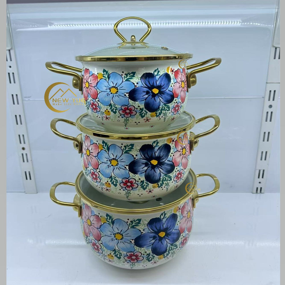 Bestselling enamel soup pot from a top foreign trade manufacturer, direct from the factory. high-end cast iron model with a painted finish. suitable for both induction cooktops and gas stoves, perfect for any kitchen