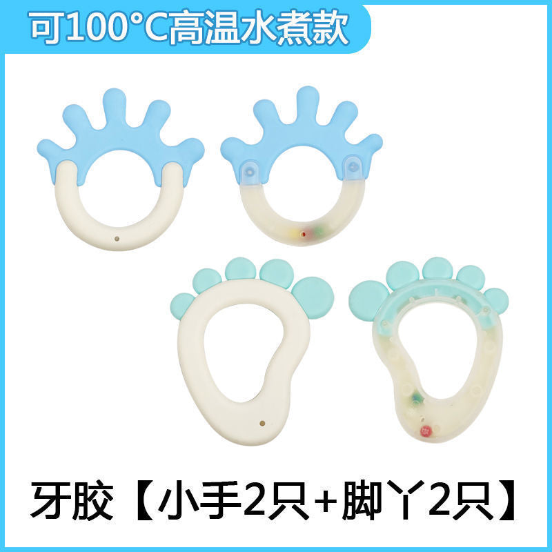 Cross-border export newborn baby toys baby hand rattle boys and girls early education puzzle bell toothpaste bed bell accessories