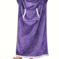 Pullover fleece pajamas heattech tv blanket outdoor cold-proof nightgown couple's outfit sweatshirt fleece heattech clothing