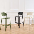 Outdoor bar chair scandinavian net red bar chair thickened plastic high chair bar stool for homecasual high stool