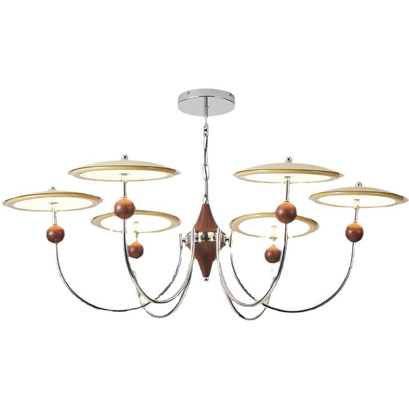 French medieval living room chandelier cream wind hall main light advanced sense net red star track lighting whole house package smart