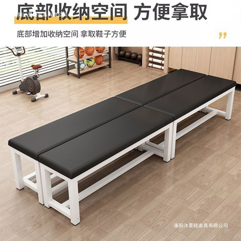Shoe changing stool bench gym soft bag bathroom dressing room sofa stool clothing store bench dining chair bed end stool