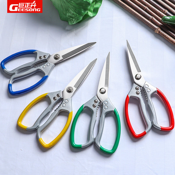 Powerful large scissors, household stainless steel industrial multi-functional kitchen scissors Powerful chicken bone scissors, Japanese fish-killing scissors