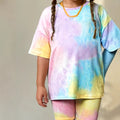 wholesale girls' short-sleeve and shorts sets, fashionable spring, summer, and autumn outfits for girls