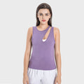 Summer new fashion sexy lightweight yoga top moisture-wicking outdoor tennis sports tank top women's dss060