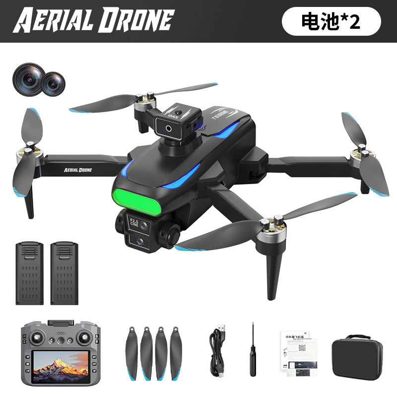 t15 large-screen screen-controlled drone, brushless, long battery life, optical flow, dual camera, high-definition image transmission, obstacle avoidance remote control aircraft