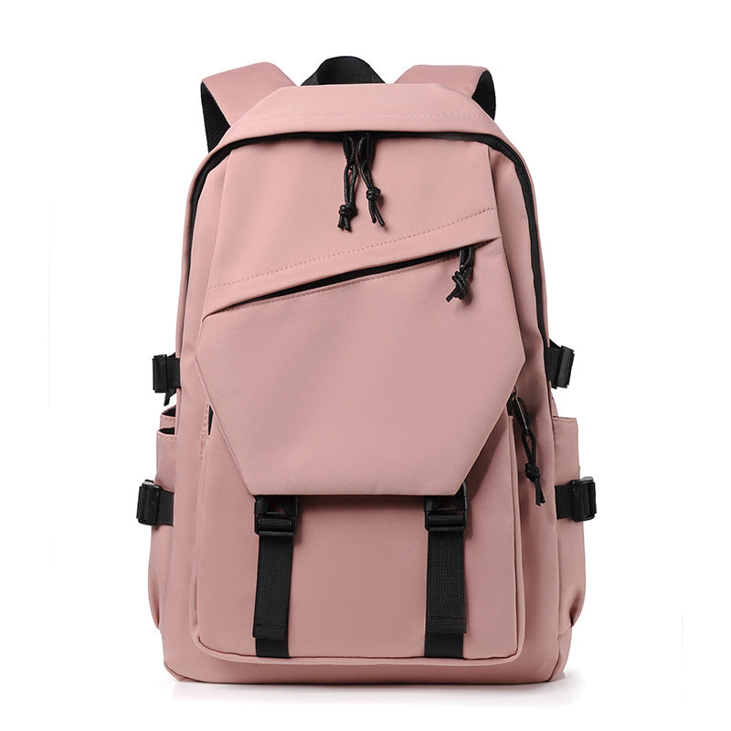 New niche trend backpack men and women with the same backpack junior high school students college students design sense large capacity