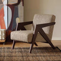 Richard single sofa chair french medieval living room balcony casual chair solid wood designer lazy sofa chair