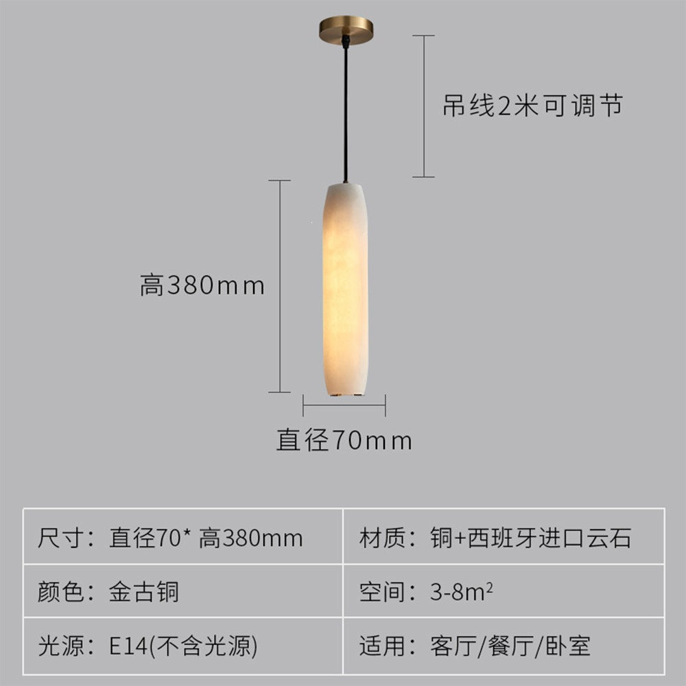 Source factory cross-border wholesale hot style natural accessible luxury spanish marble chandelier bedroom bedside decoration small chandelier