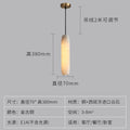Source factory cross-border wholesale hot style natural accessible luxury spanish marble chandelier bedroom bedside decoration small chandelier