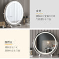 For home dressing table mirror can be rotated 360 degrees desktop makeup mirror with fill light dormitory light luxury led dressing mirror