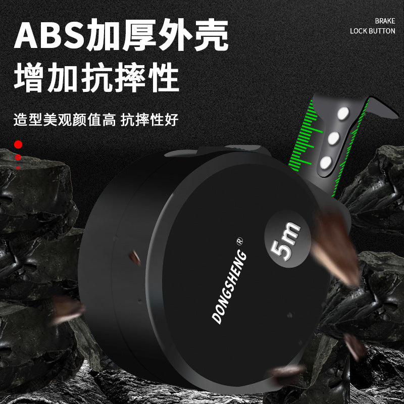 Dongsheng fluorescent steel coil box ruler 3 meters 5 meters 7.5 meters 10 meters tape ruler thickened and hard wear-resistant and drop-resistant wholesale