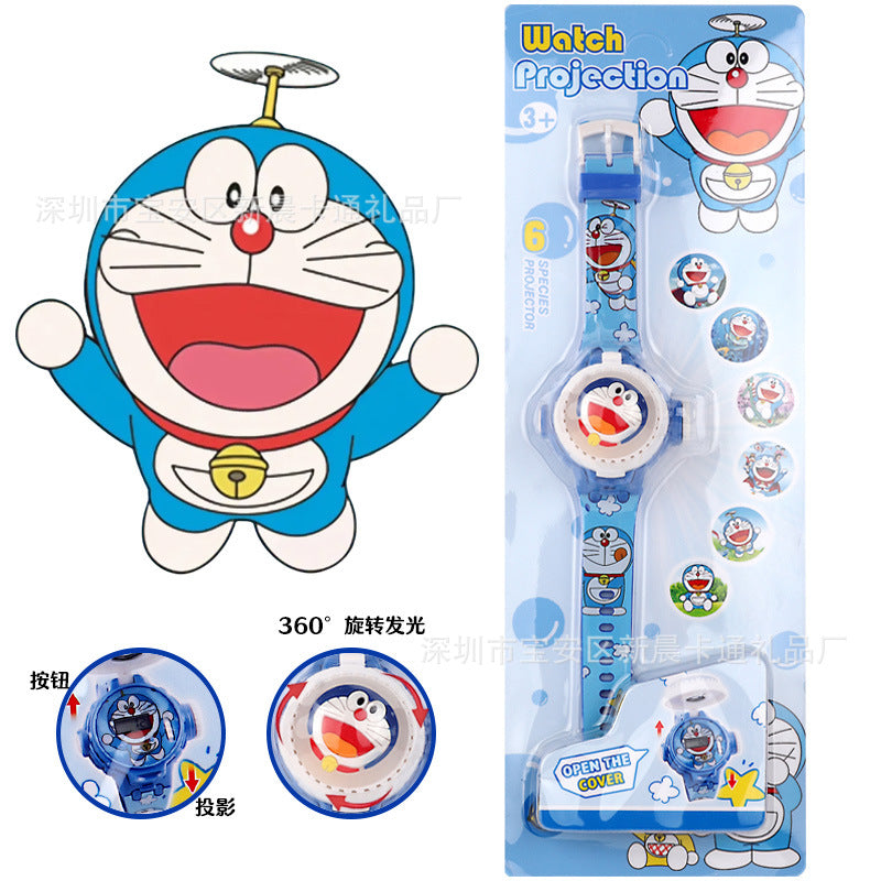 2025 new children's light-up spinning top watch - flashing creative rotating top watch - kindergarten small gift toy