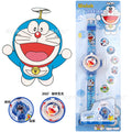 Doraemon [press & rotate light-up + projection + time display]