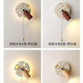 Used wabi-sabi style bedroom bedside wall lamp with switch, terrazzo b&b stairway corridor ambient rotating decorative light