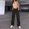 Ebay fashion cross-border  new arrival denim semi-elastic design stylisheasiest for matchworkwear pants  women's fashion