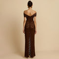 fashion style women's clothing autumnew arrival one shoulder see-through sexylace slit silm hip-hugging dress for women