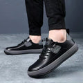 New men's handmade stitching casual shoes - trendy, versatile skate shoes - korean style fashion sneakers