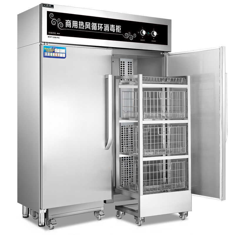 Bangxiang rtp1200fc trolley type hot air circulation disinfection cabinet 600fc commercial stainless steel high temperature sterilization cupboard