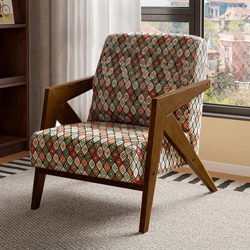 Single sofa chair popular richard solid wood lazy sofa milk tea shop coffee shop table and chair combination b&b sofa