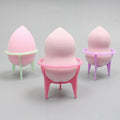 Manufacturer's source of beauty egg holder, plastic shelf, three-legged drying rack, powder puff shelf, beauty egg holder storage holder
