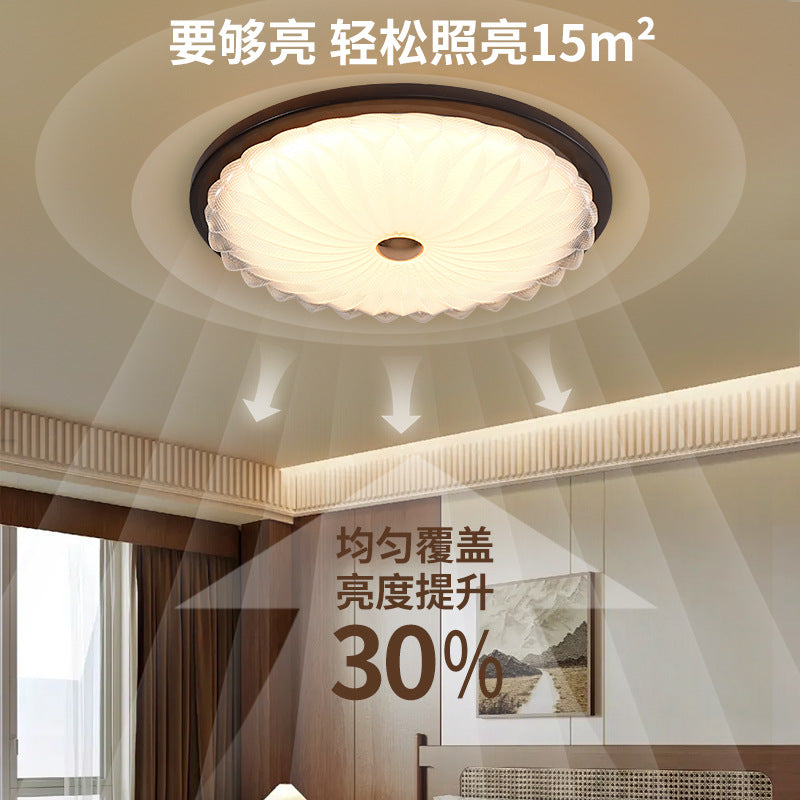 Huiyuan antique bedroom ceiling light 2025 new light luxury advanced sense eye protection LED creative lighting package E