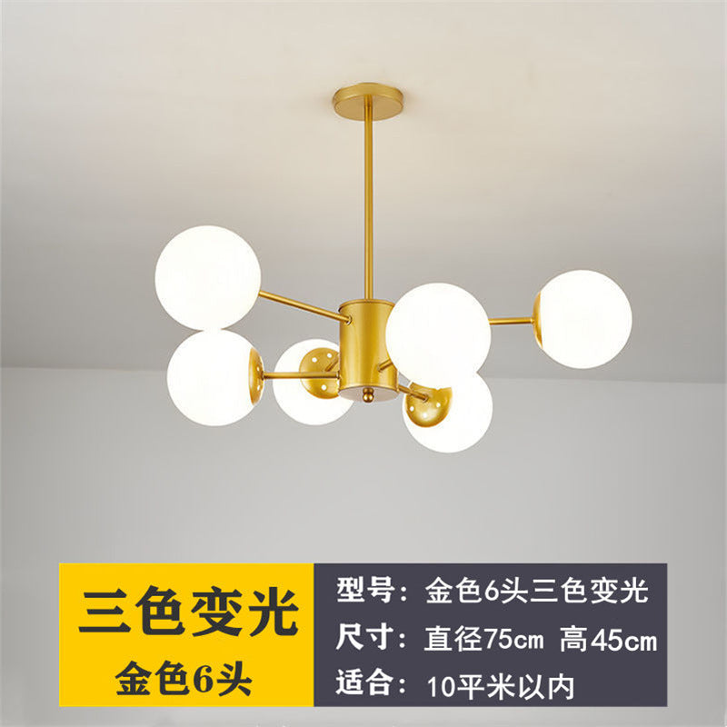 Nordic led pendant light - modern minimalist style for living room,  new arrival, bedroom main light, gold magic bean lamp