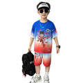 Summer little nezha short-sleeve set : new baby summer outfit, boys' sports two-piece set, quick-dry kids' clothing