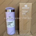 Stanley 16oz stainless steel insulated tumbler - leakproof, portable, perfect for outdoor adventures, travel, and car use