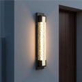Modern minimalist wall sconce - waterproof linear light for entryways, balconies, and columns - ideal for outdoor use