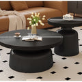 Wabi-sabi style coffee table, vintage-inspired living room coffee table, french retro designer piece, same style as seen in homes, small apartment round table