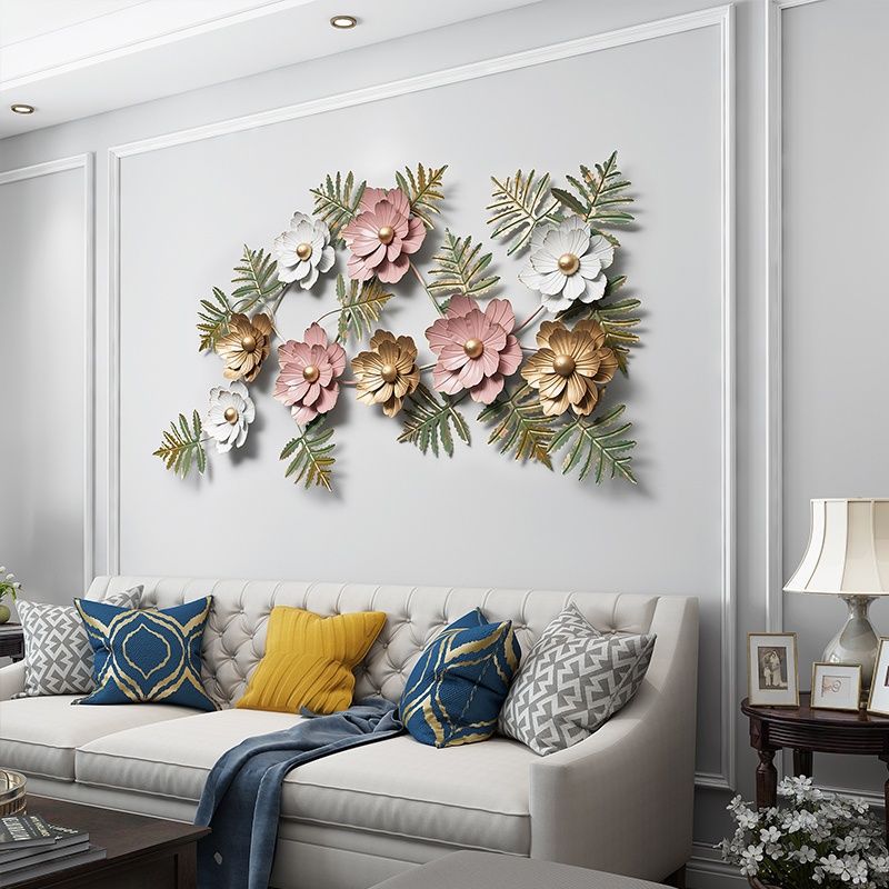 Scandinavian style entrance wall hanging living room background wall decoration pendant creative iron wall decoration stereo wall decoration