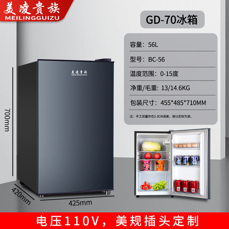 Export cross-border foreign trade double-door refrigerator refrigerator110v220v european standard american standard refrigerator refrigerator