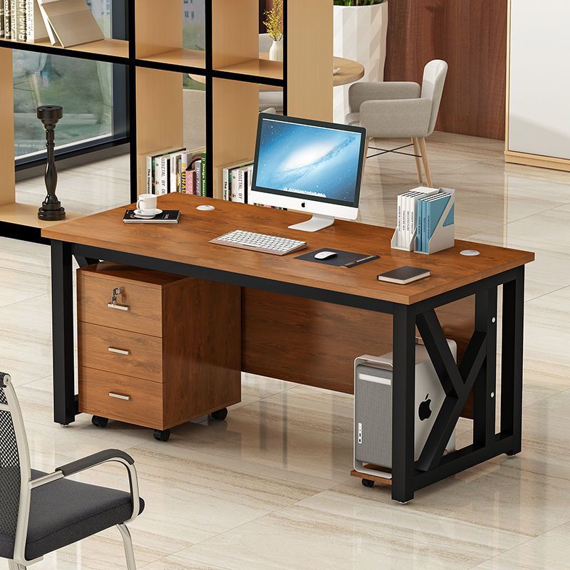 Boss desk office computer desk casual modern for home study desk staff double employee workstation special writing desk