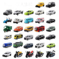 Kids' alloy diecast car model - realistic pull-back toy - collectible figurine for boys - ambulance, cargo truck, bus