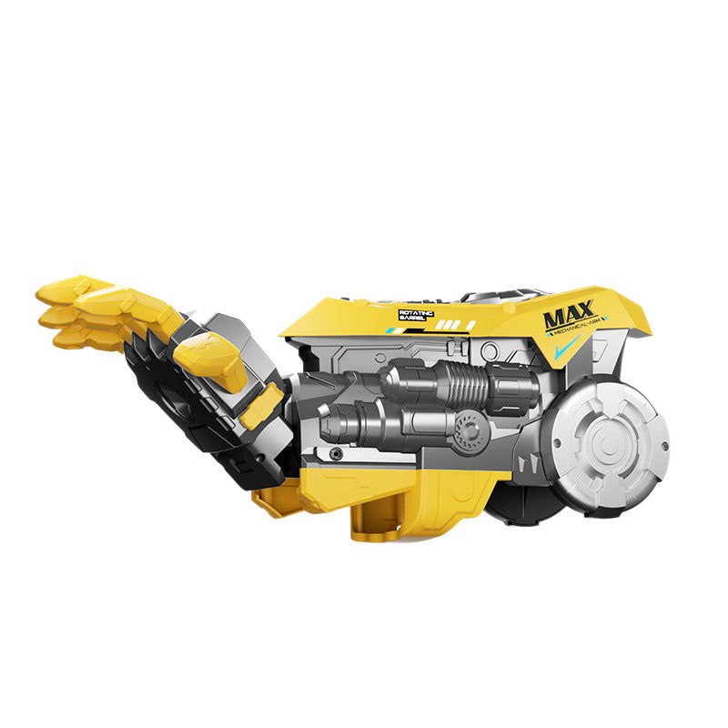 Iron man electric rapid-fire blaster toy - wearable arm shooter for boys