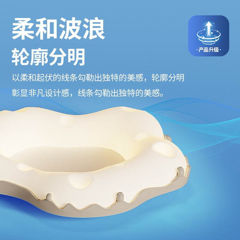 Cream Wind Creative Cloud Bedroom Ceiling Light Simple Modern Full Spectrum Eye Protection Room Lighting 2025 New