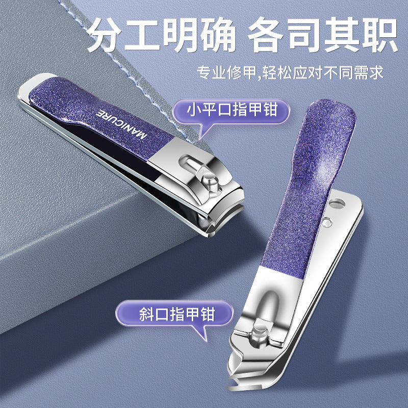 German-engineered cartoon nail clipper set - premium manicure & pedicure kit with nail clippers, nail nippers, and earwax removal tool - high-end gift box for home use
