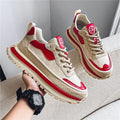 Men's shoes: 2025 spring new arrivals - breathable low-top dad shoes, versatile trendy chunky sole height-increasing sneakers, athletic casual footwear